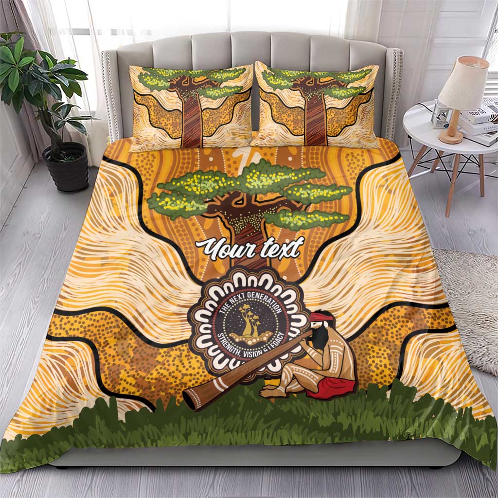 Aboriginal-Islanders NAIDOC Week Personalised Bedding Set Boab Tree Indigenous Art