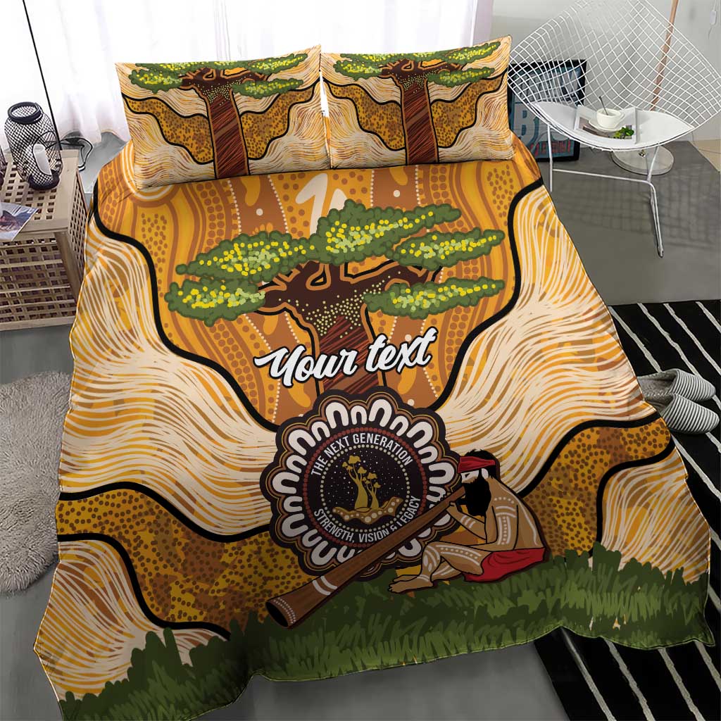 Aboriginal-Islanders NAIDOC Week Personalised Bedding Set Boab Tree Indigenous Art