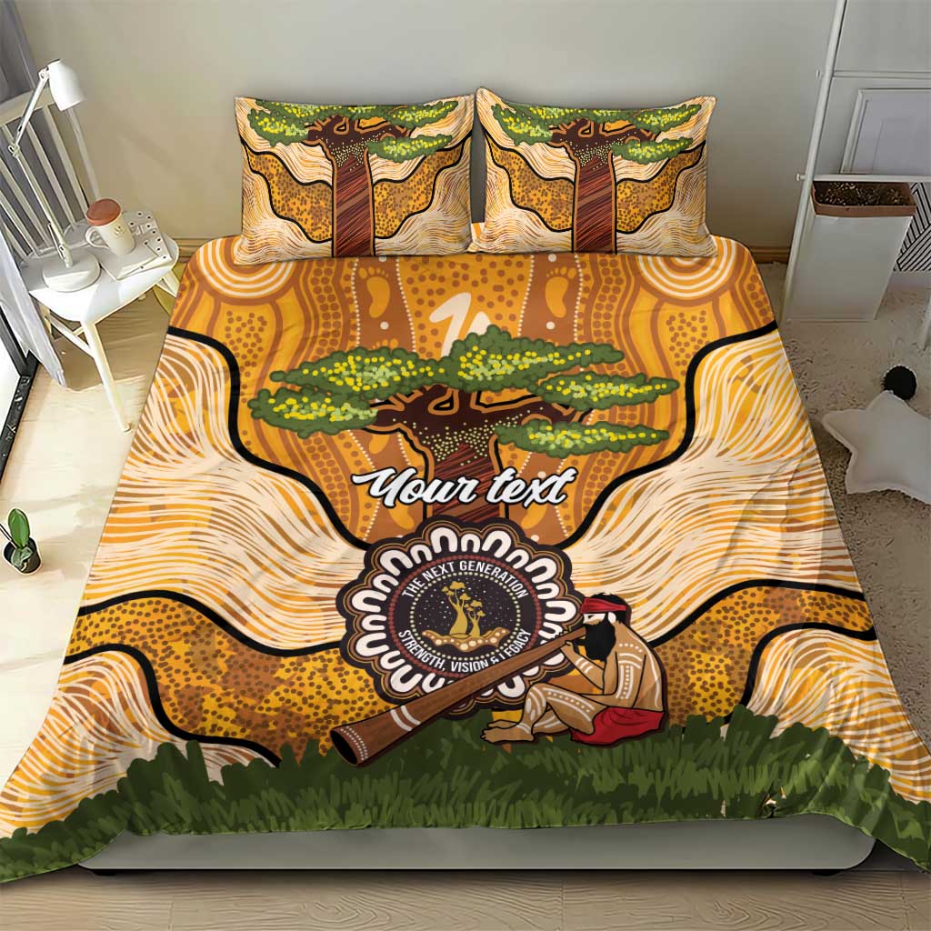 Aboriginal-Islanders NAIDOC Week Personalised Bedding Set Boab Tree Indigenous Art