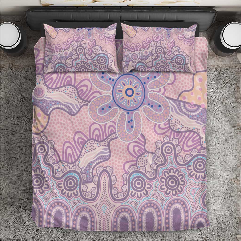 Aboriginal-Islanders NAIDOC Week Bedding Set River and land aboriginal art