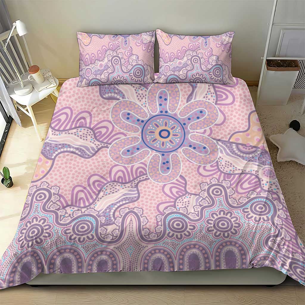 Aboriginal-Islanders NAIDOC Week Bedding Set River and land aboriginal art