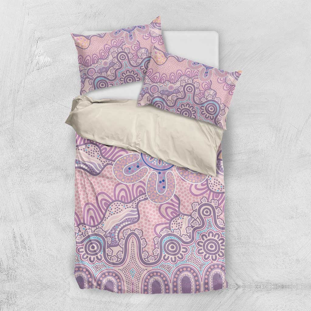 Aboriginal-Islanders NAIDOC Week Bedding Set River and land aboriginal art