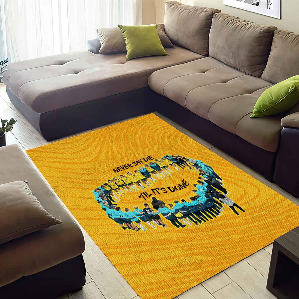 matildas-til-its-done-custom-area-rug-australia-womens-soccer-gold-style