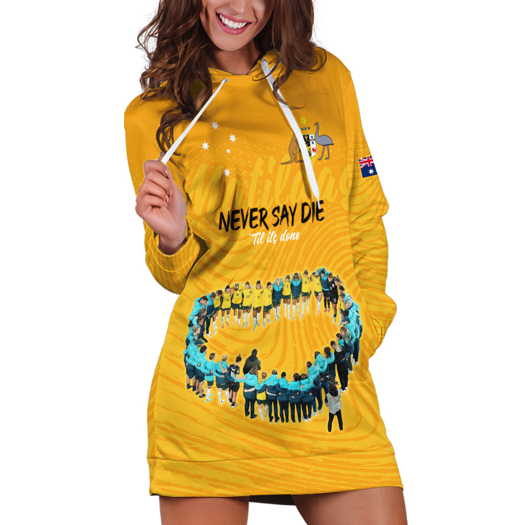 matildas-til-its-done-custom-hoodie-dress-australia-womens-soccer-gold-style