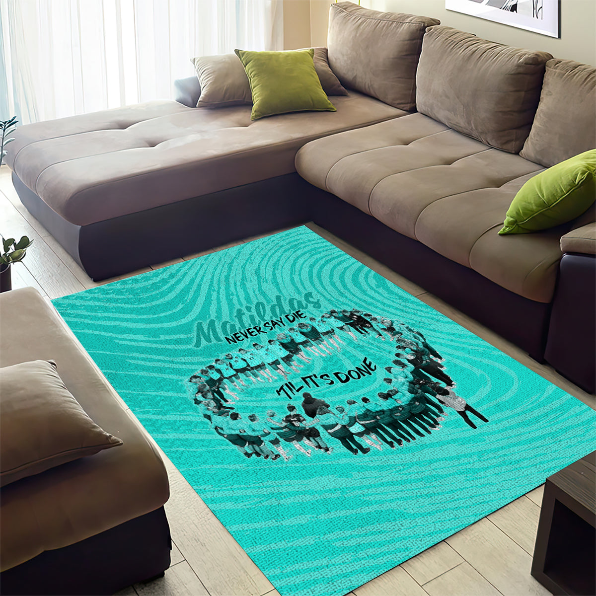 matildas-til-its-done-custom-area-rug-australia-womens-soccer-turquoise-style