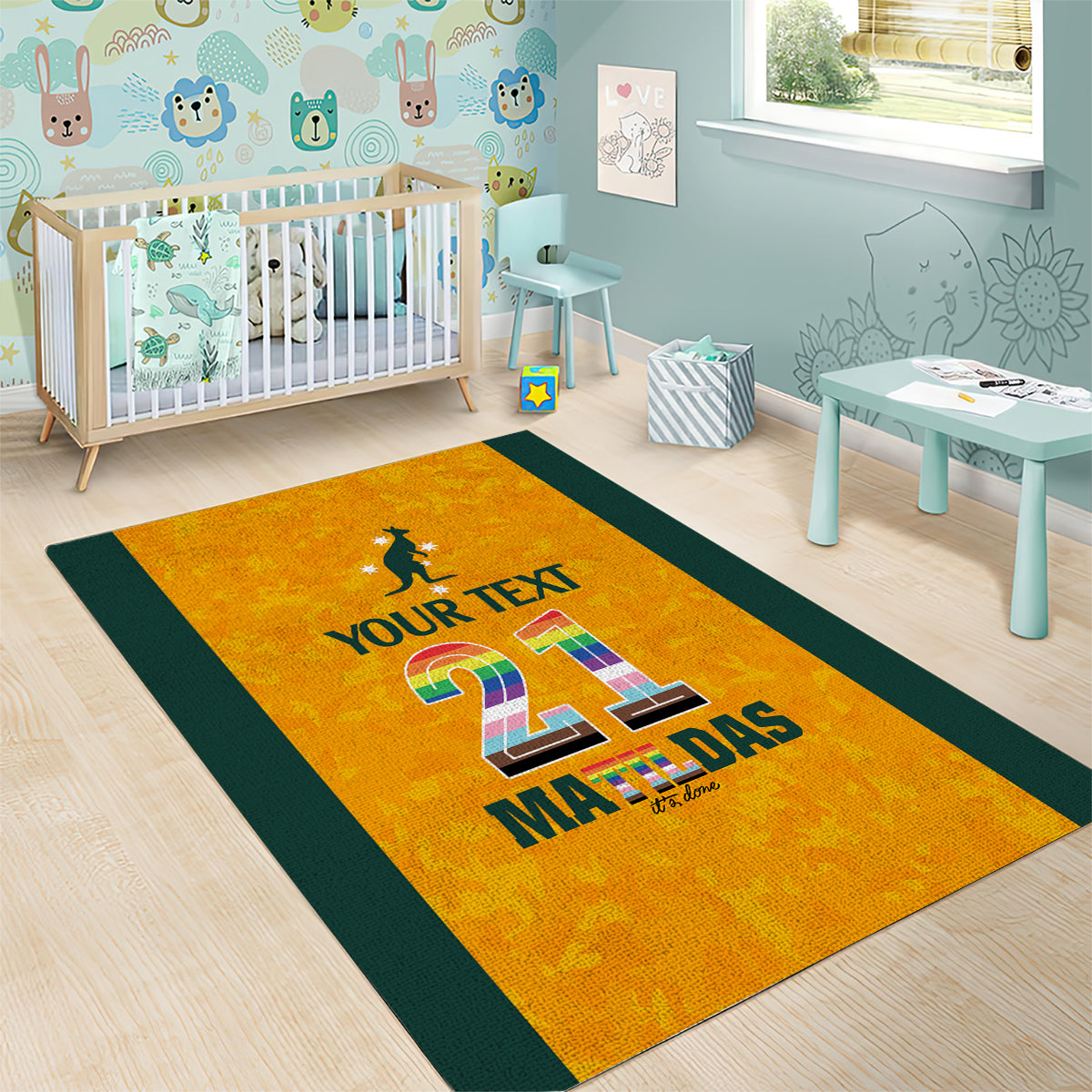 custom-australia-matildas-pride-with-kangaroo-area-rug