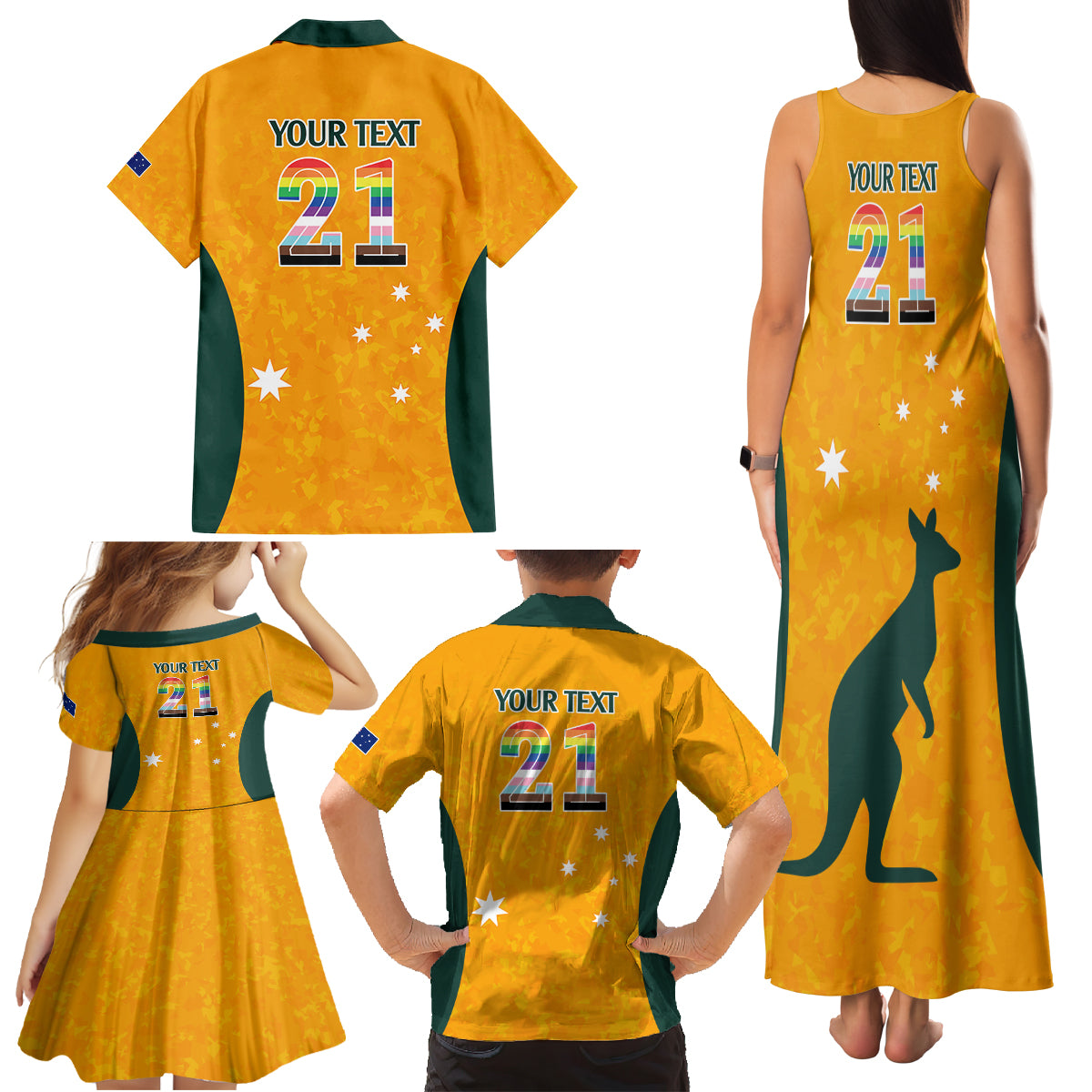 custom-australia-matildas-pride-with-kangaroo-family-matching-tank-maxi-dress-and-hawaiian-shirt