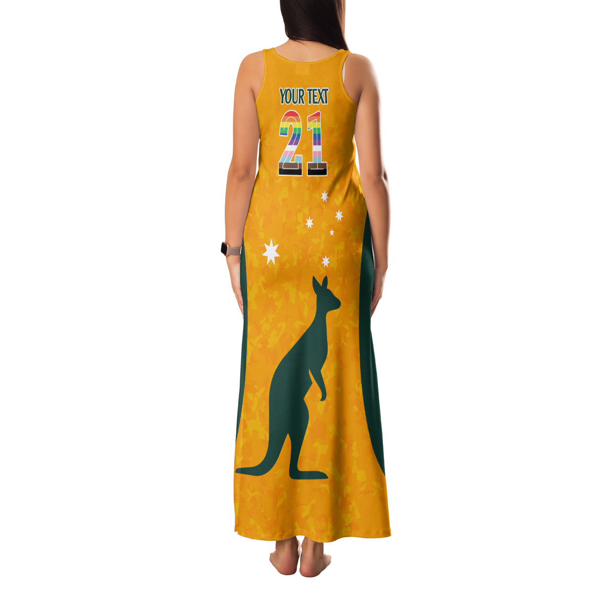 custom-australia-matildas-pride-with-kangaroo-family-matching-tank-maxi-dress-and-hawaiian-shirt