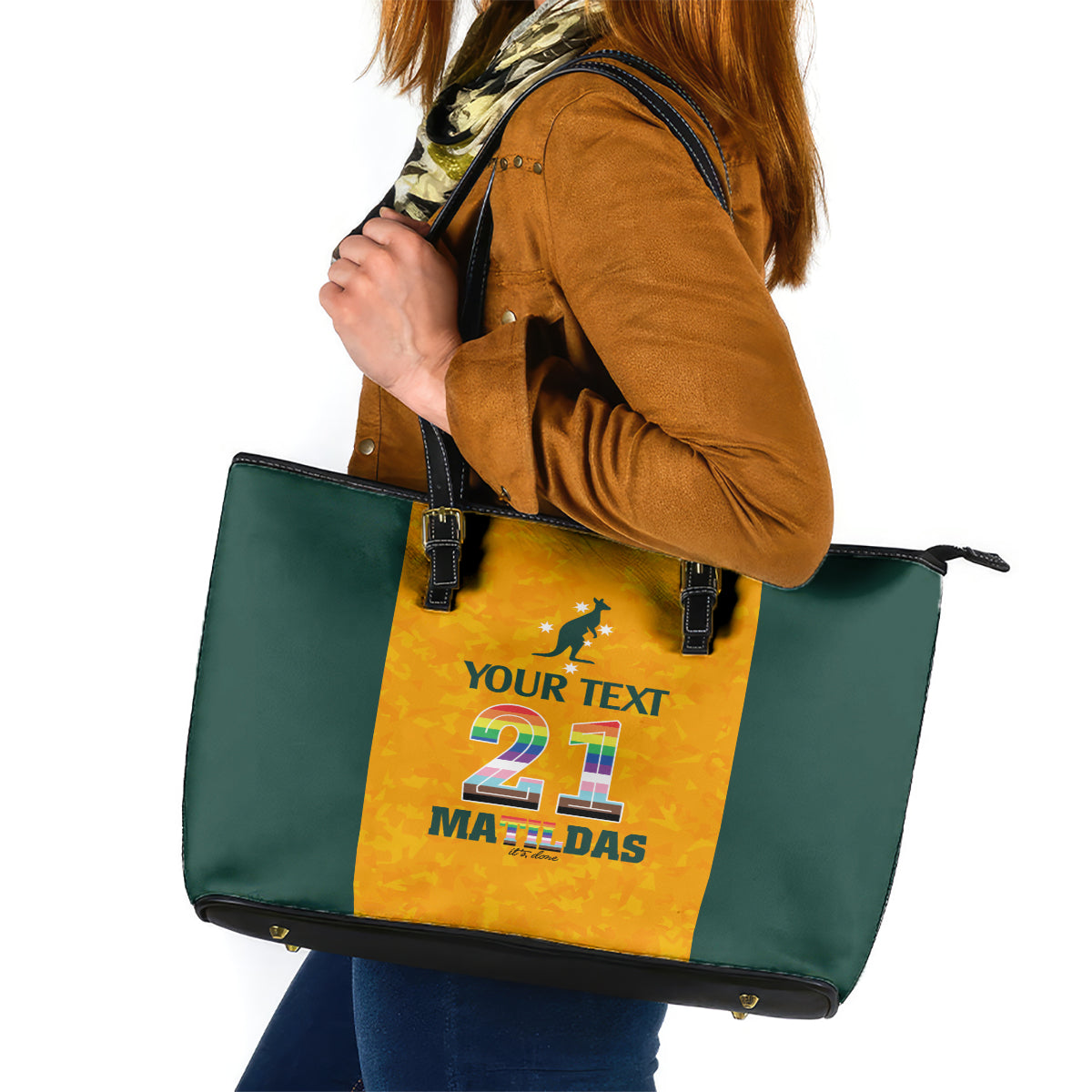 custom-australia-matildas-pride-with-kangaroo-leather-tote-bag