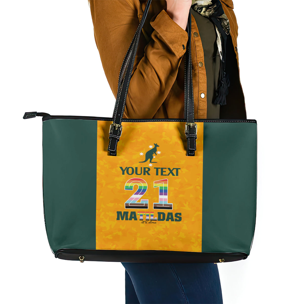 custom-australia-matildas-pride-with-kangaroo-leather-tote-bag