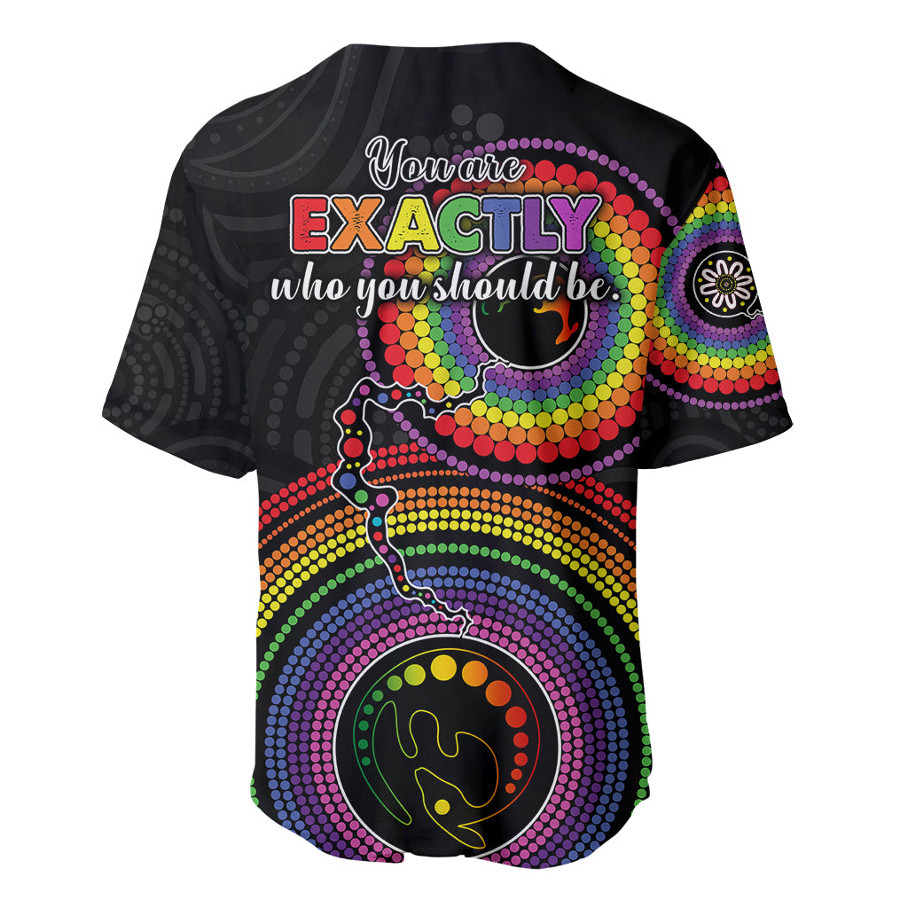 australia-lgbt-baseball-jersey-you-are-exactly-who-you-should-be-aboriginal-style