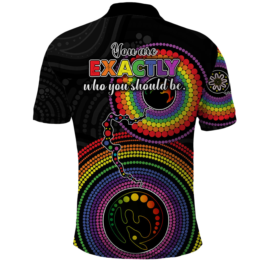 australia-lgbt-polo-shirt-you-are-exactly-who-you-should-be-aboriginal-style