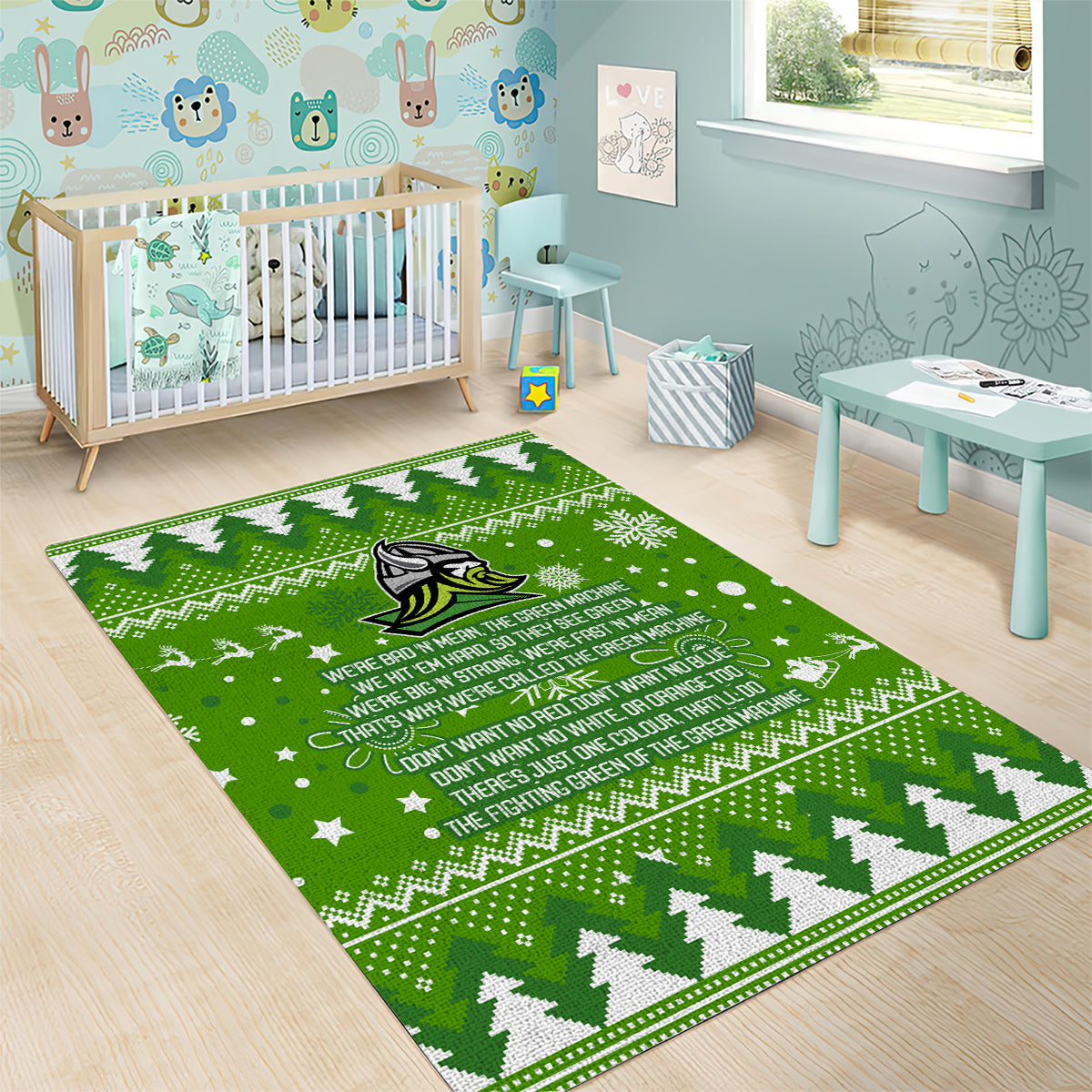 raiders-rugby-area-rug-the-mighty-green-machine-2023-christmas-vibe