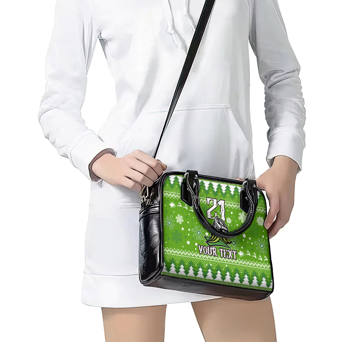 custom-raiders-rugby-shoulder-handbag-the-mighty-green-machine-2023-christmas-vibe