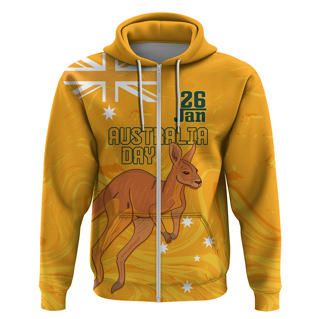 Personalised Matildas Australia Day Hoodie Proud To Be Tillies Gold Version