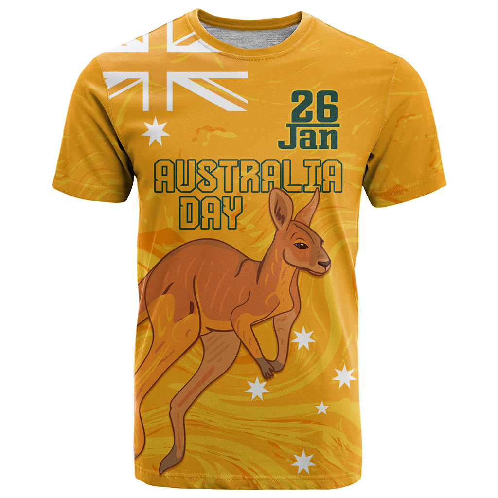 Personalised Matildas Australia Day T Shirt Proud To Be Tillies Gold Version