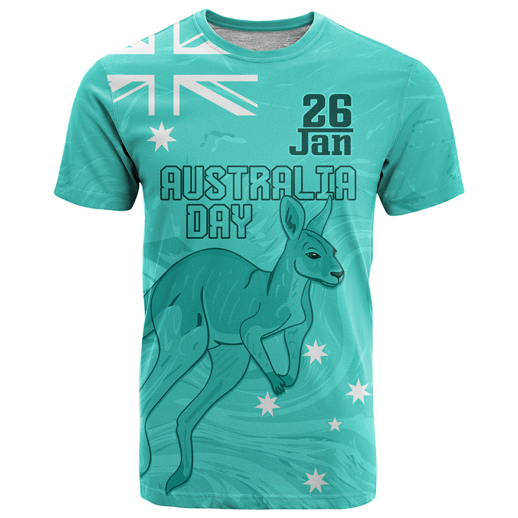 Personalised Matildas Australia Day T Shirt Proud To Be Tillies Turquoise Version