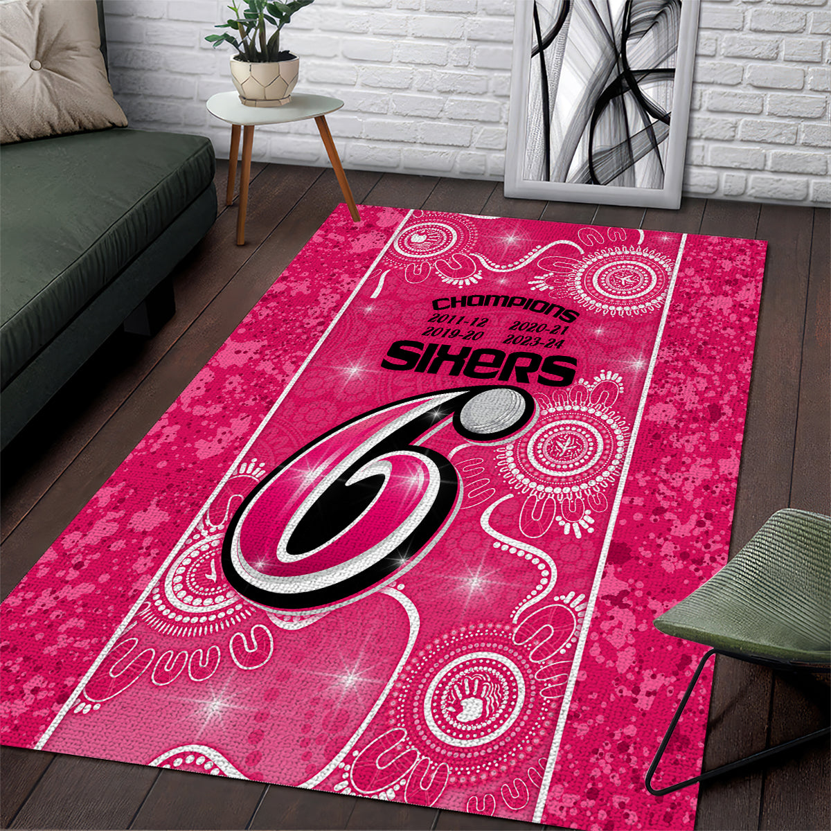 custom-sydney-sixers-cricket-area-rug-the-fourth-time-champions-aboriginal