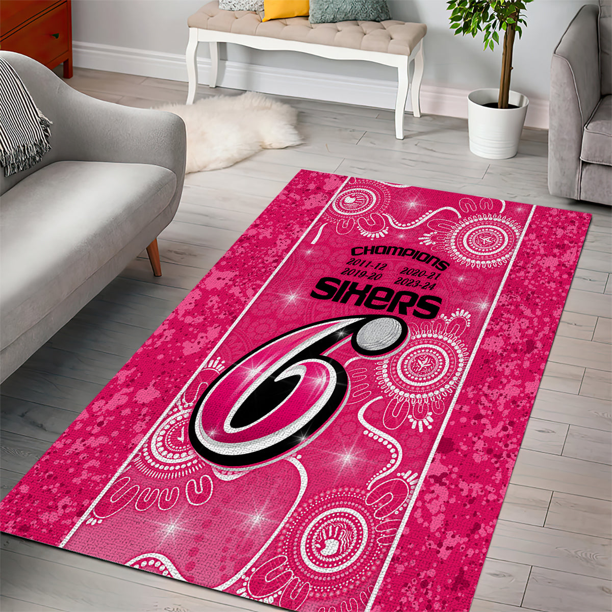 custom-sydney-sixers-cricket-area-rug-the-fourth-time-champions-aboriginal