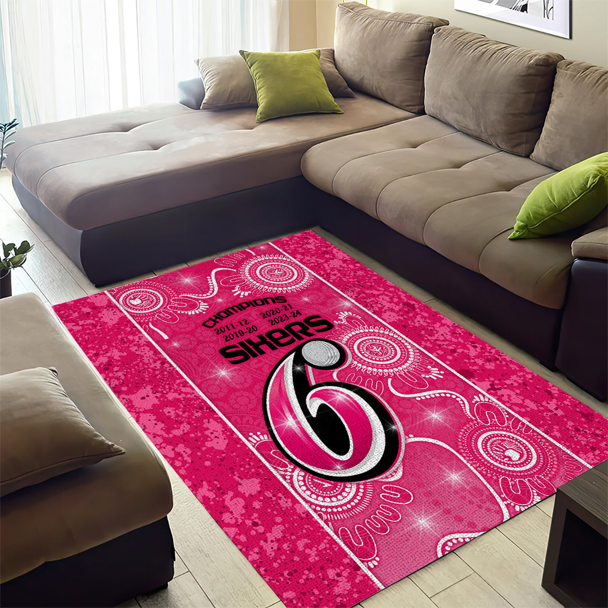 custom-sydney-sixers-cricket-area-rug-the-fourth-time-champions-aboriginal