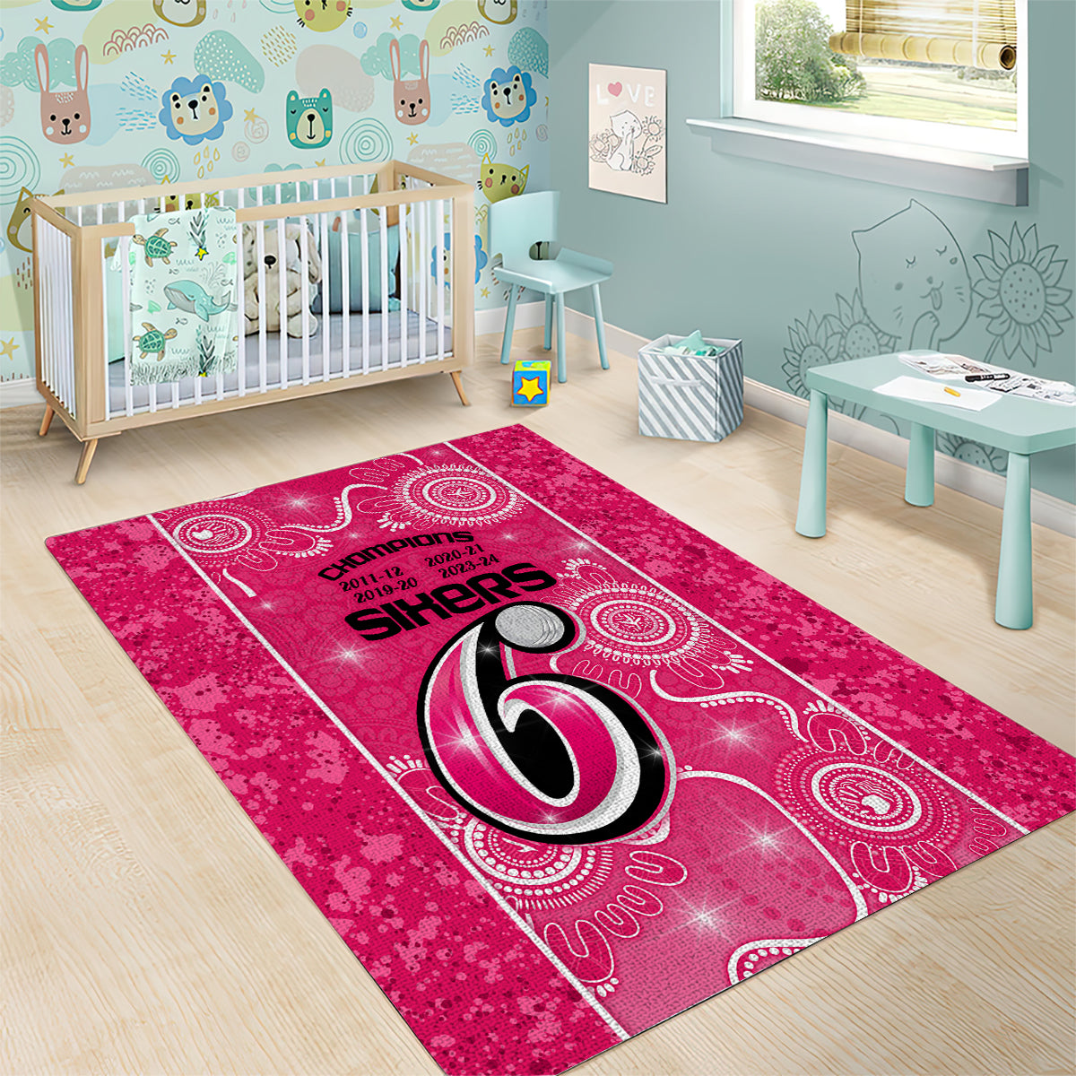 custom-sydney-sixers-cricket-area-rug-the-fourth-time-champions-aboriginal