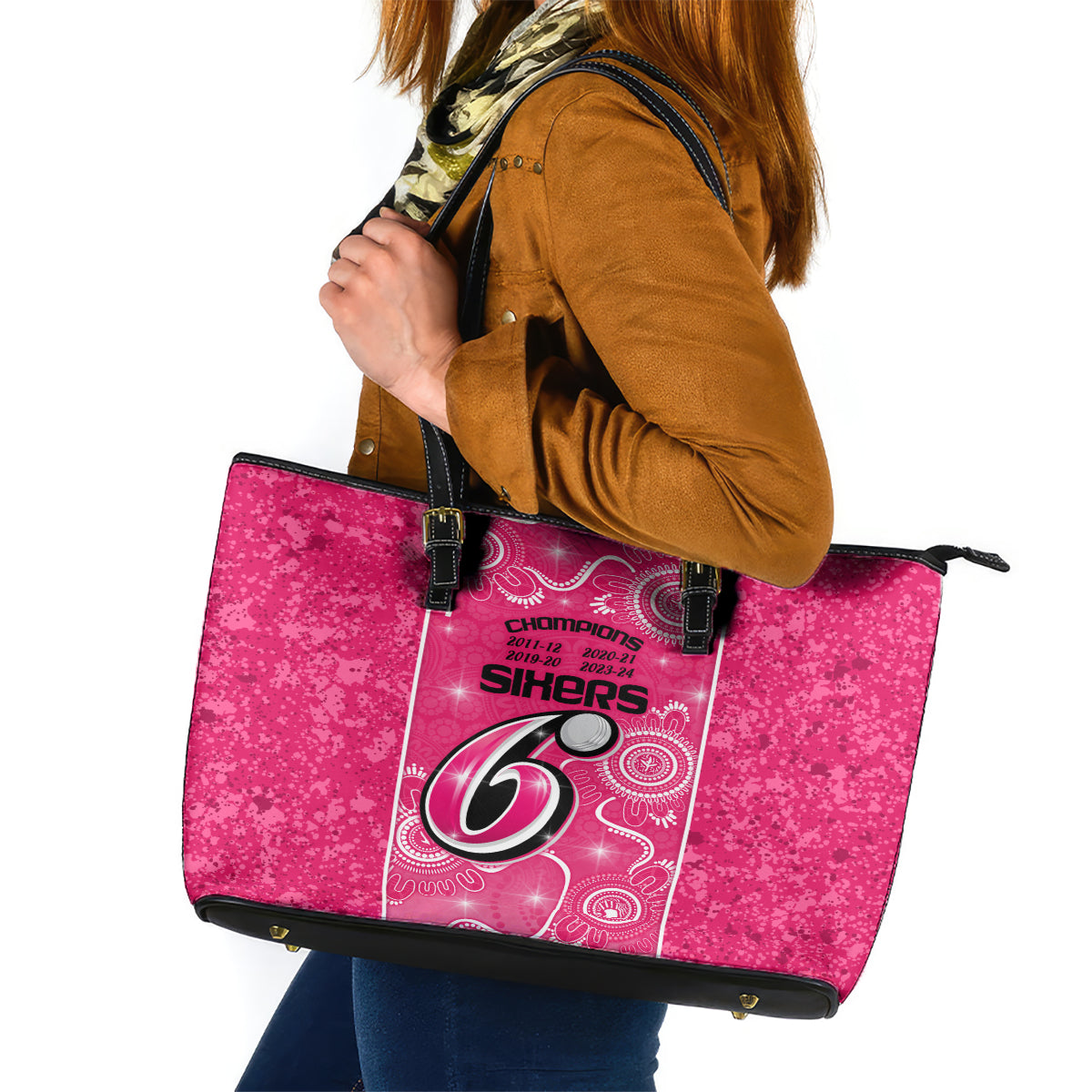 custom-sydney-sixers-cricket-leather-tote-bag-the-fourth-time-champions-aboriginal