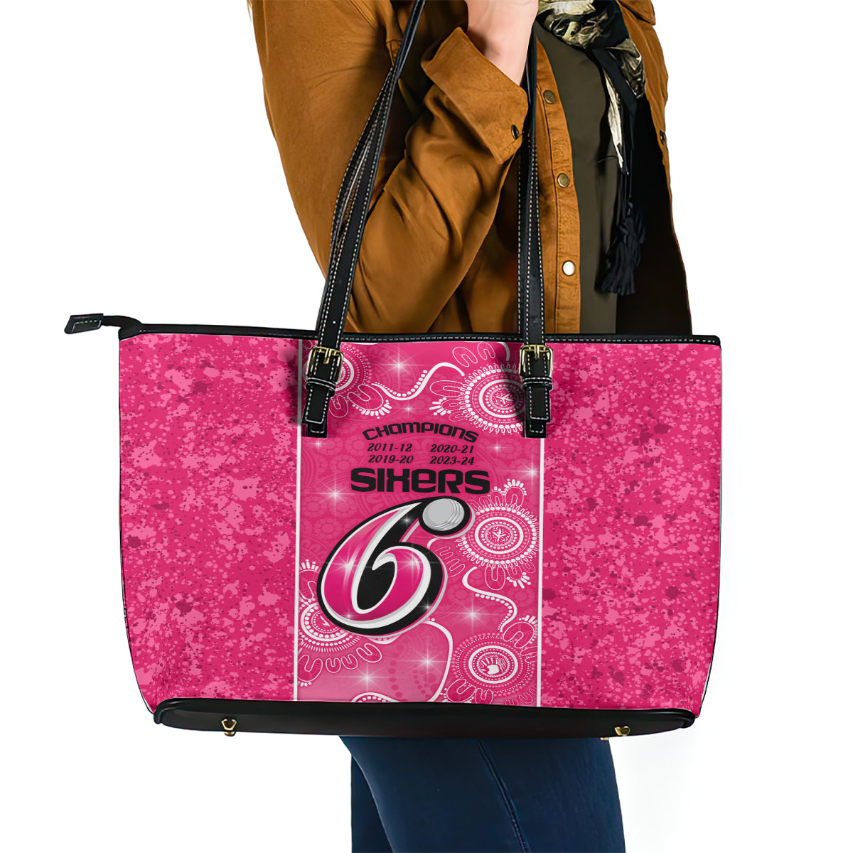 custom-sydney-sixers-cricket-leather-tote-bag-the-fourth-time-champions-aboriginal