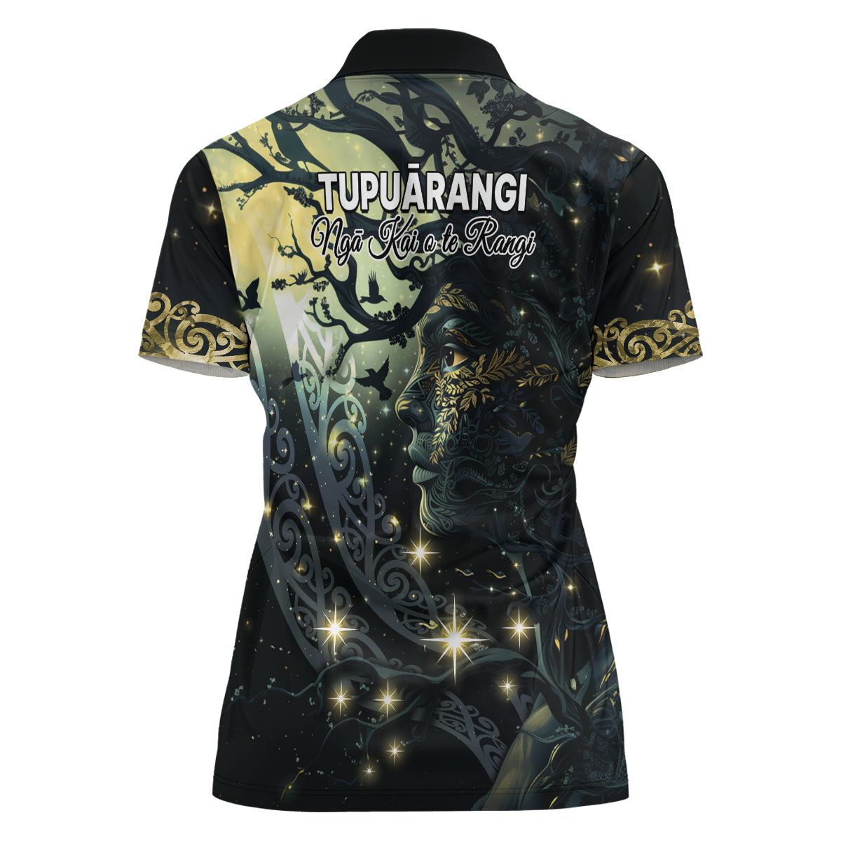 New Zealand Matariki Tupuarangi Women Polo Shirt Ngā Kai o te Rangi