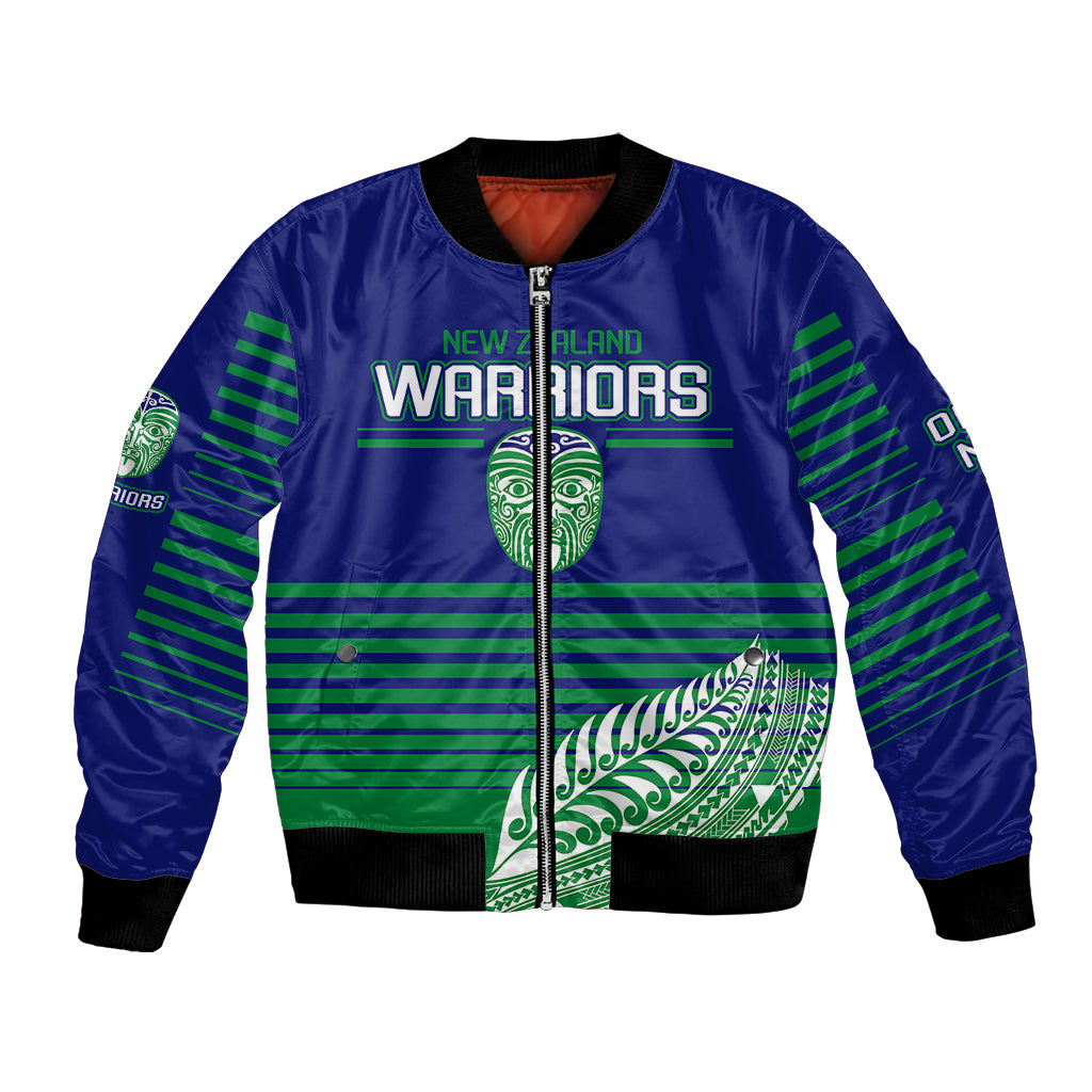 warriors-new-zealand-rugby-bomber-jacket-maori-face-ta-moko-simple-style