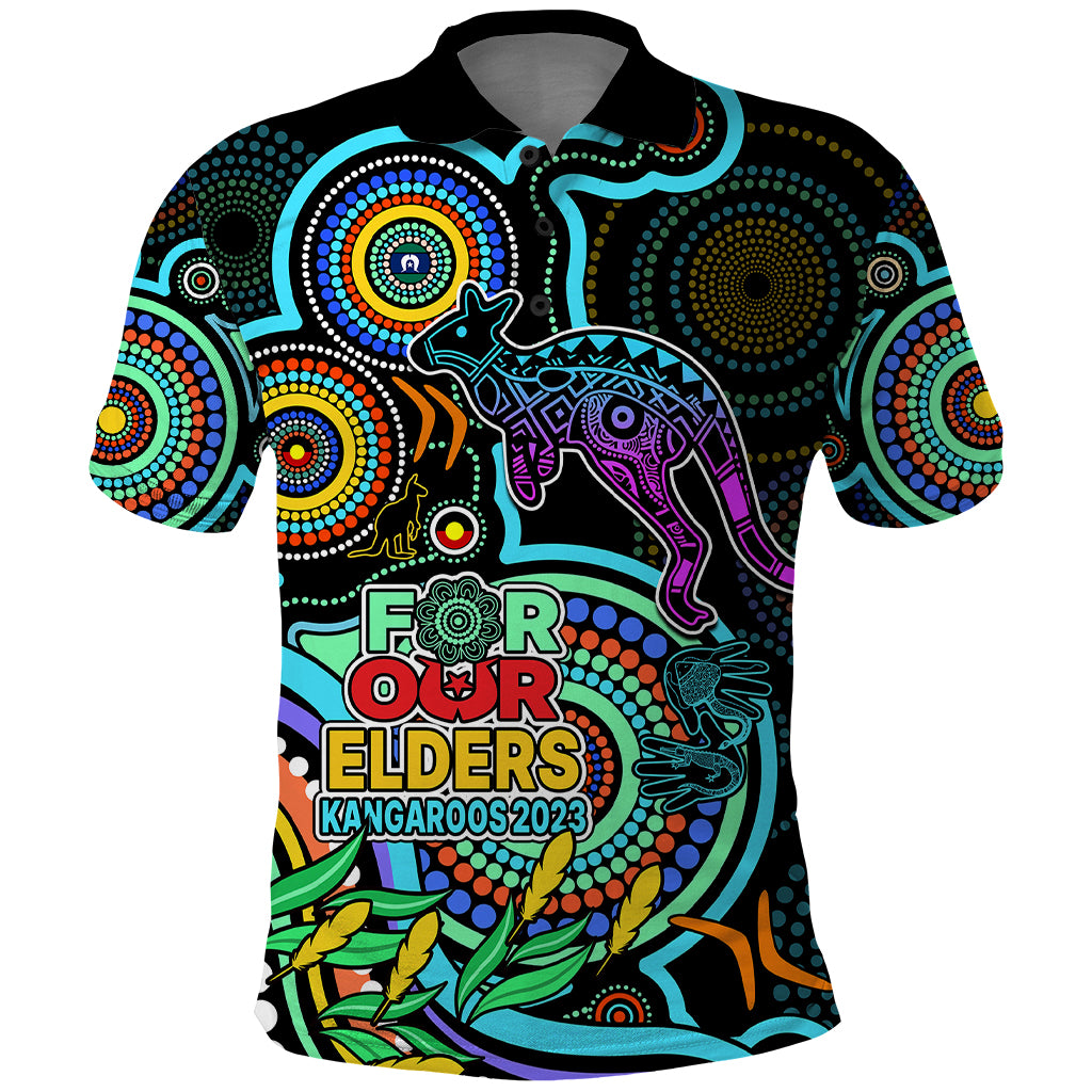 kangaroos-football-aboriginal-art-polo-shirt-naidoc-indigenous-tribal