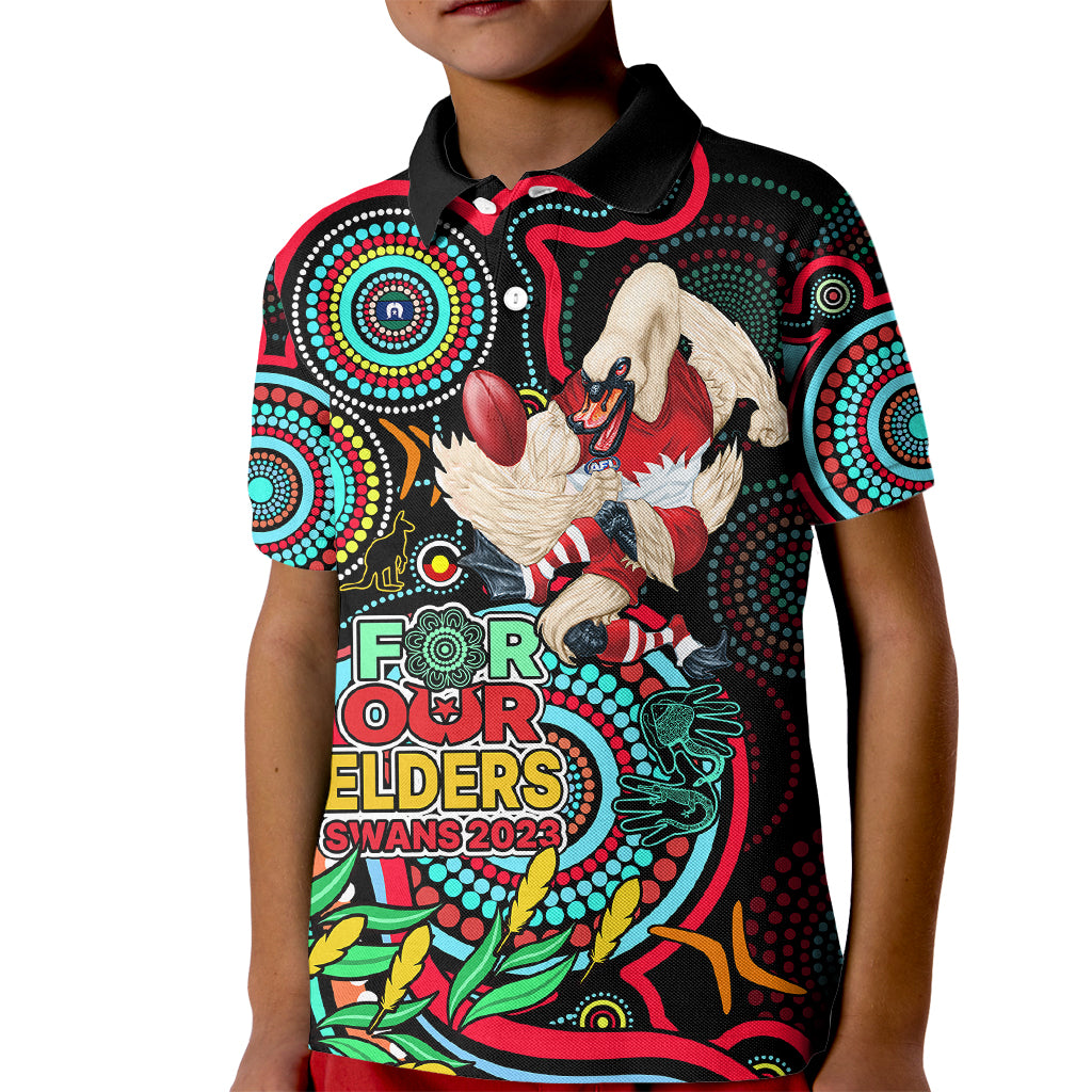 swans-football-aboriginal-art-kid-polo-shirt-naidoc-indigenous-tribal