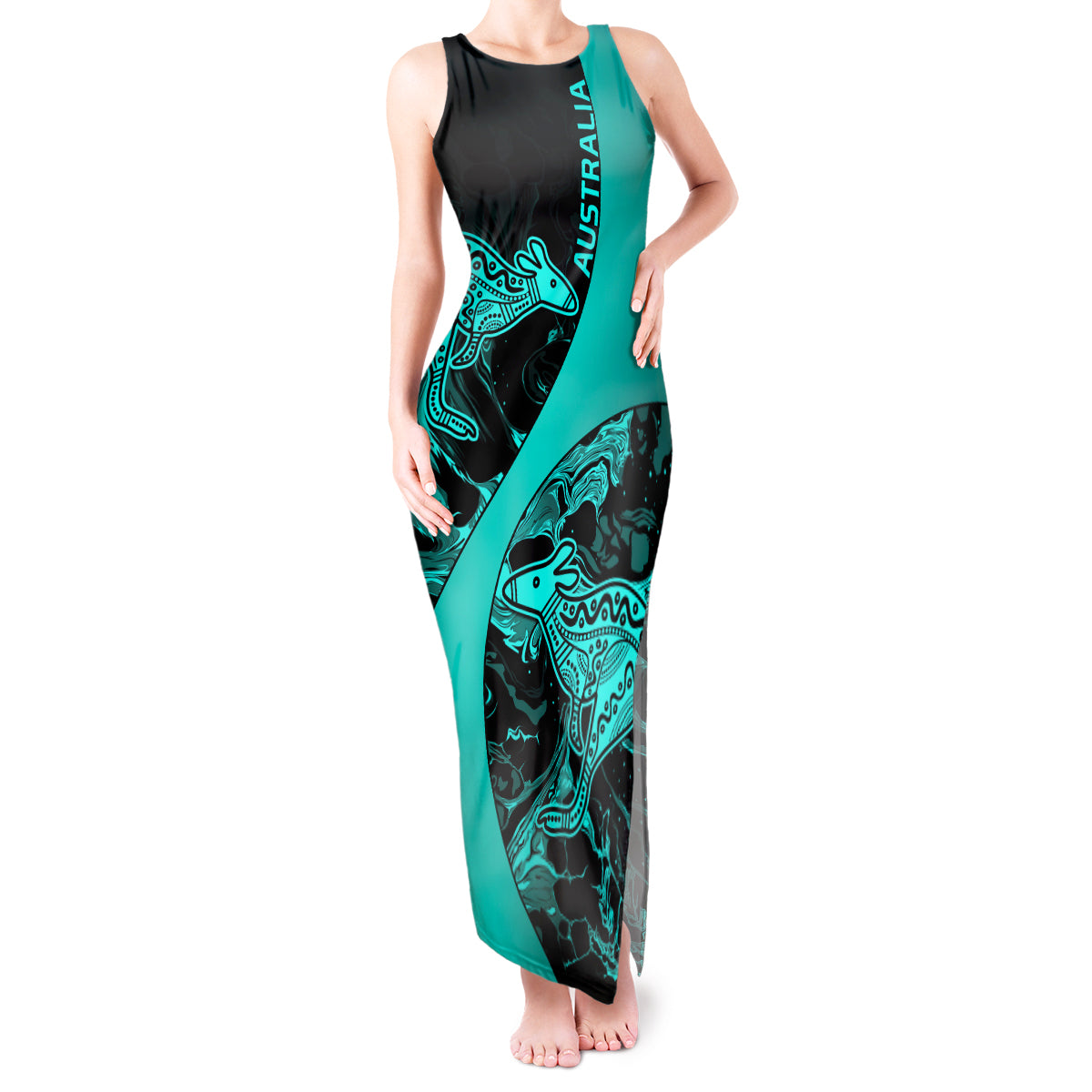 matildas-australia-soccer-tank-maxi-dress-liquid-marble-texture-vibe