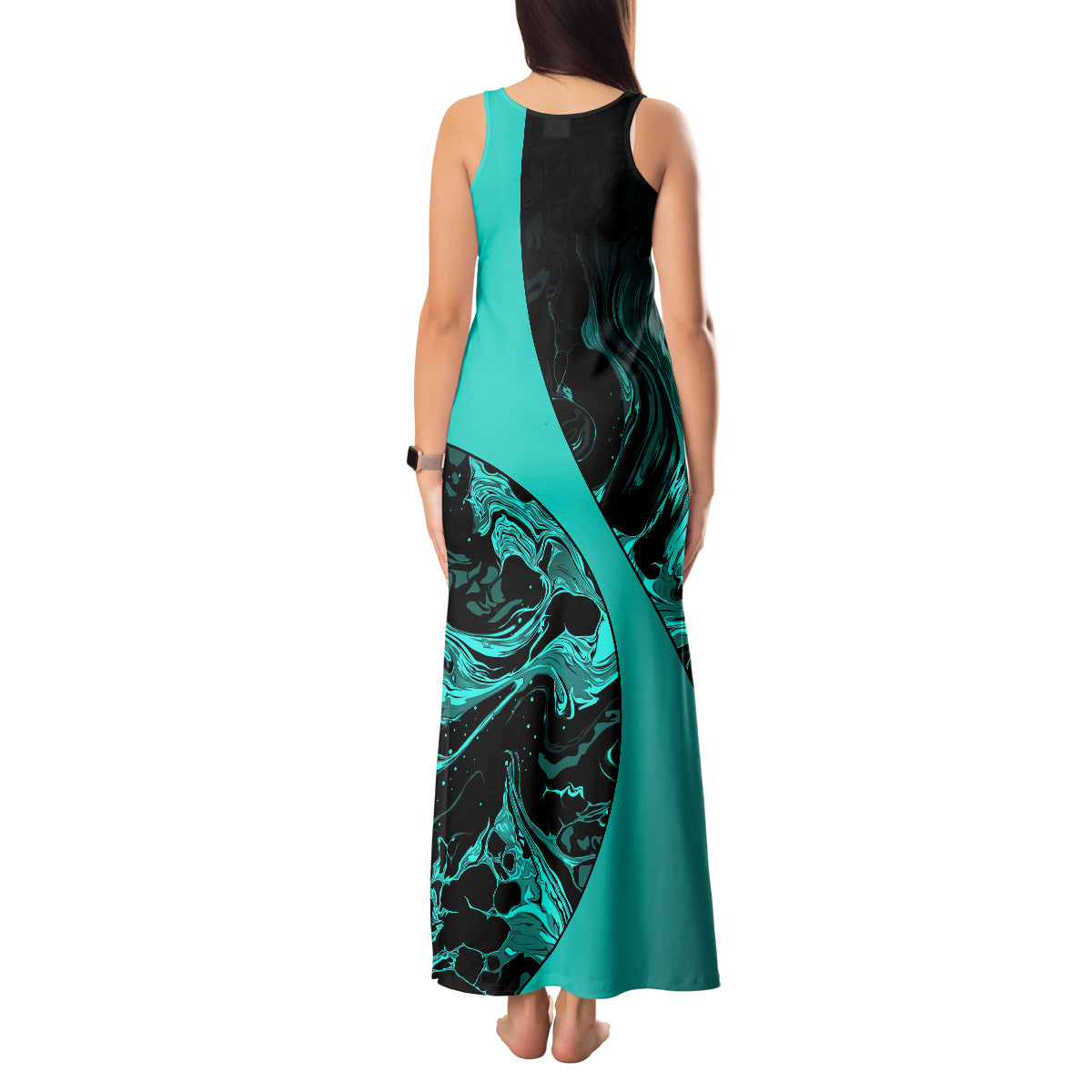 matildas-australia-soccer-tank-maxi-dress-liquid-marble-texture-vibe