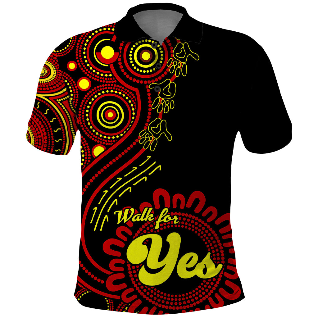 australia-walk-for-yes-polo-shirt-indigenous-voice-2023-aboriginal-red-vibe