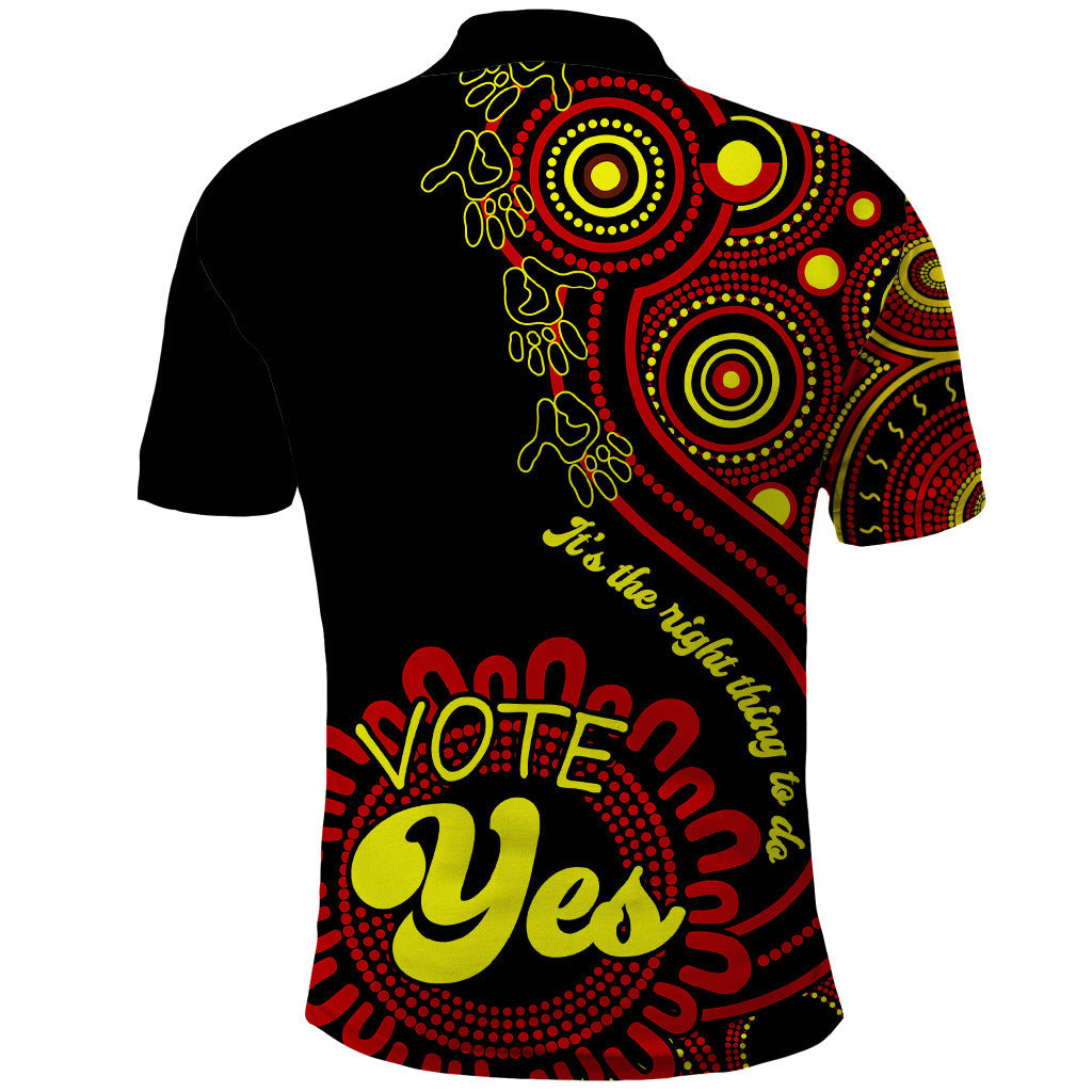 australia-walk-for-yes-polo-shirt-indigenous-voice-2023-aboriginal-red-vibe