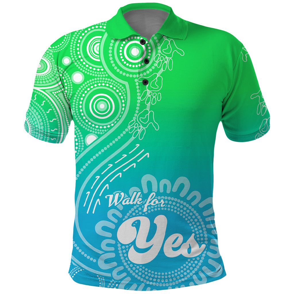 australia-walk-for-yes-polo-shirt-indigenous-voice-2023-aboriginal-green-vibe