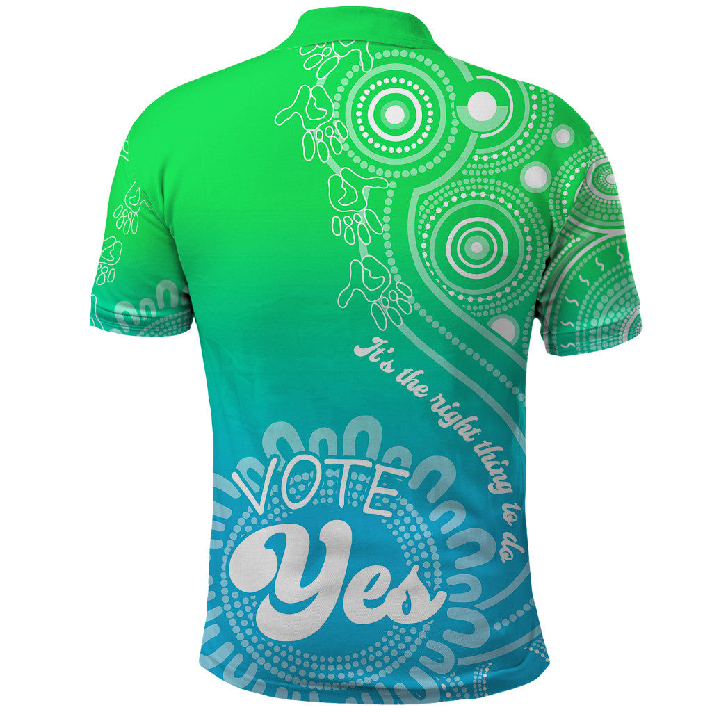 australia-walk-for-yes-polo-shirt-indigenous-voice-2023-aboriginal-green-vibe