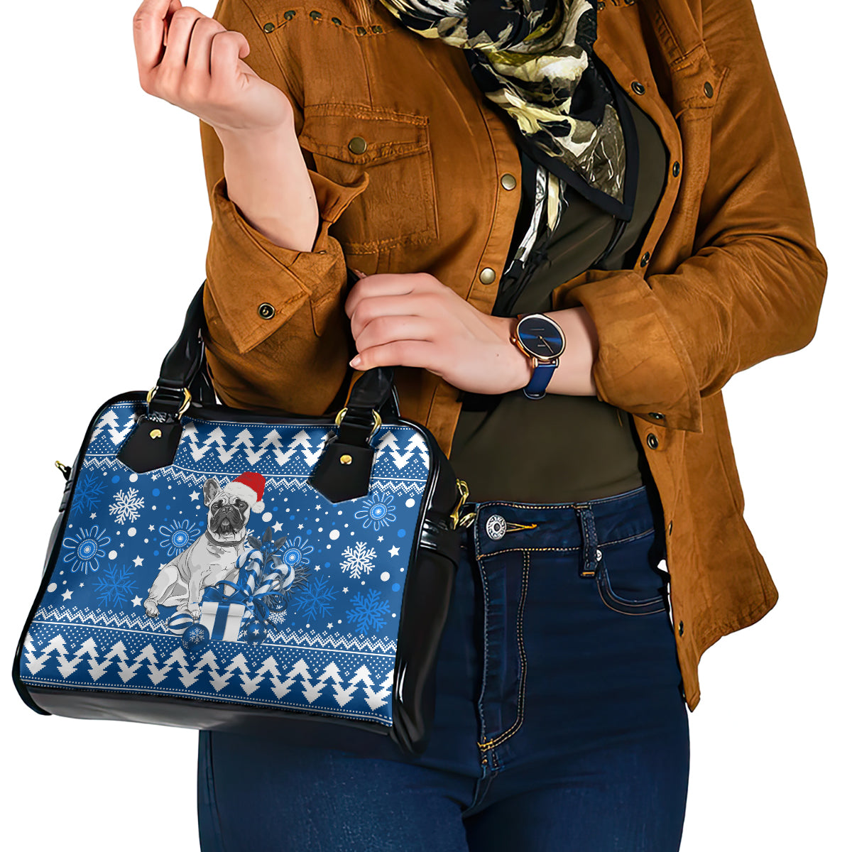 bulldogs-rugby-shoulder-handbag-christmas-vibe-2023