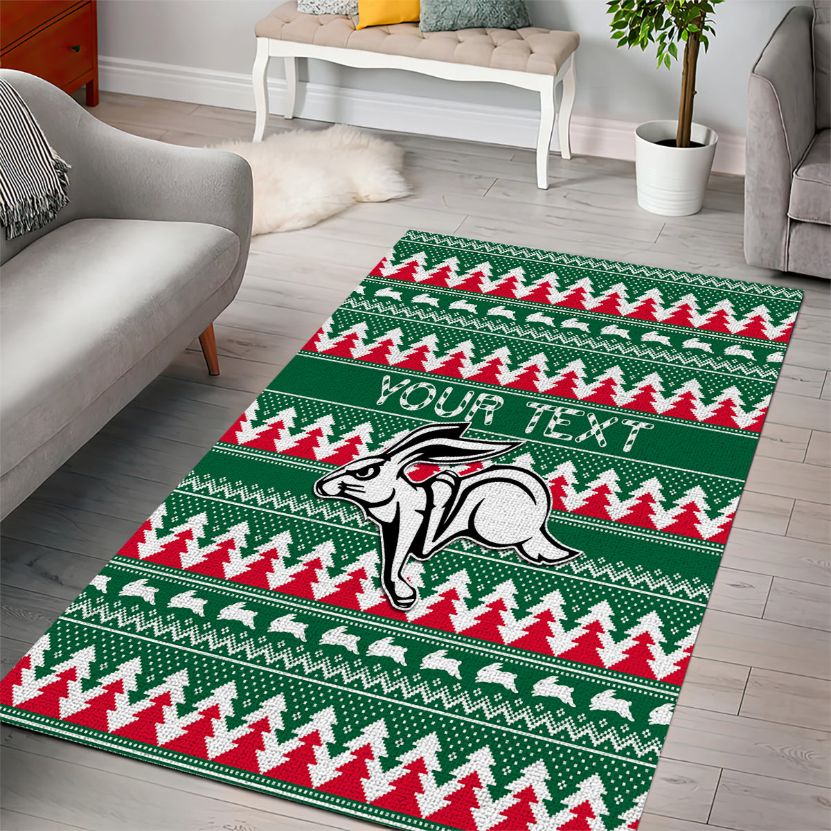 personalised-rabbitohs-rugby-area-rug-christmas-simple-vibe-2023