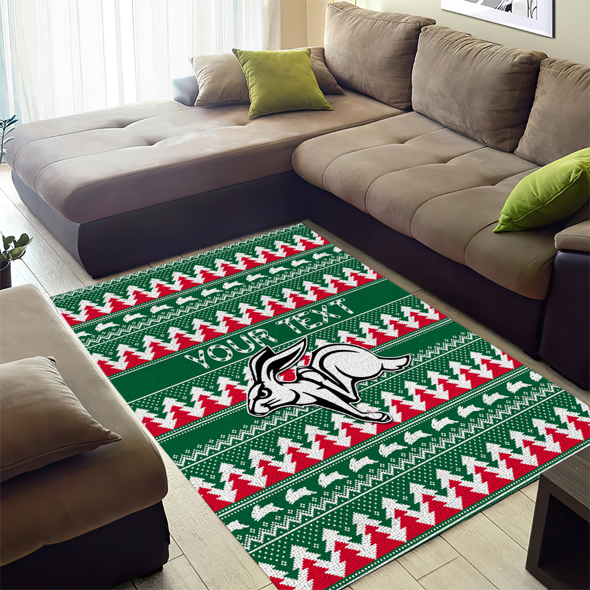 personalised-rabbitohs-rugby-area-rug-christmas-simple-vibe-2023