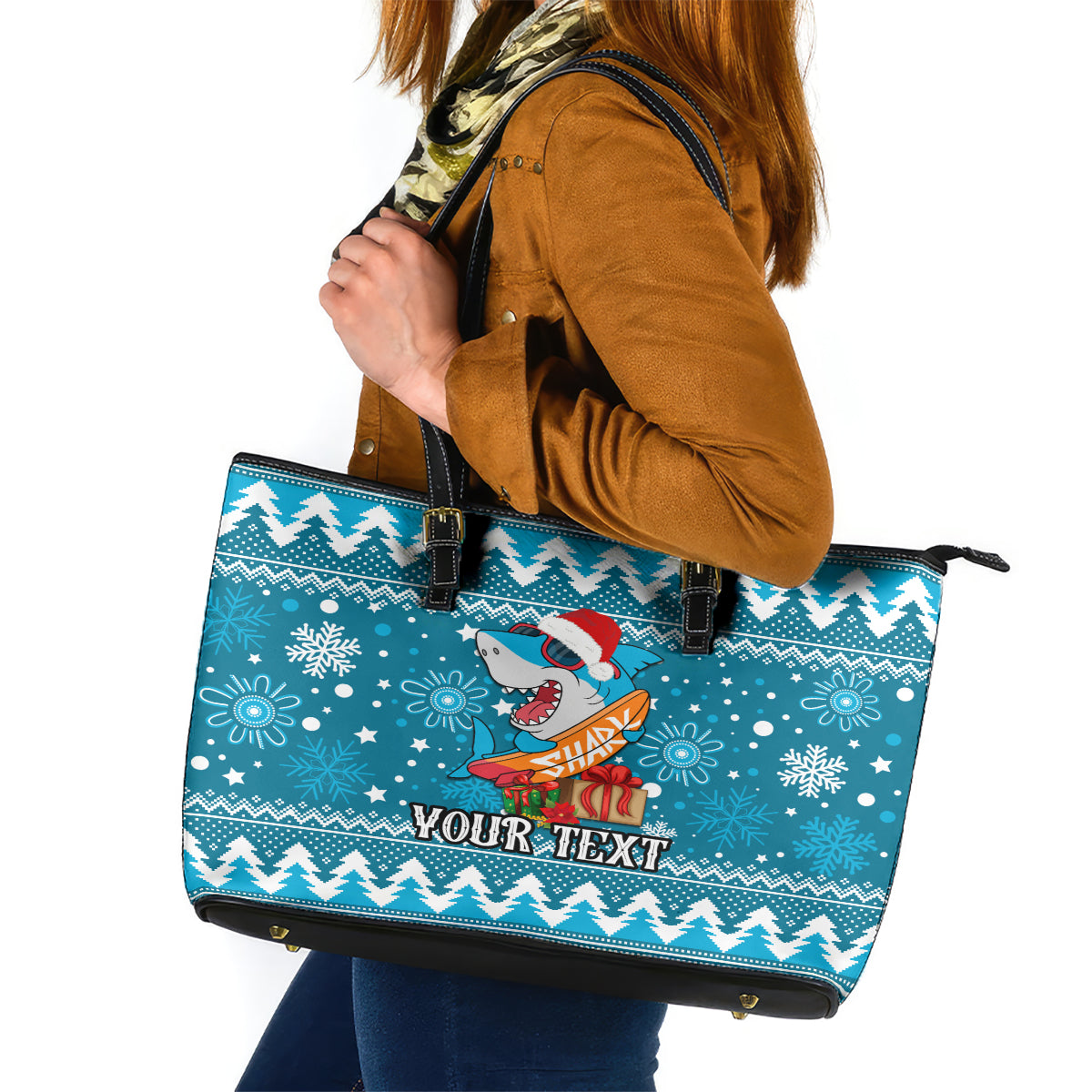 custom-sharks-rugby-leather-tote-bag-chirstmas-vibe-2023