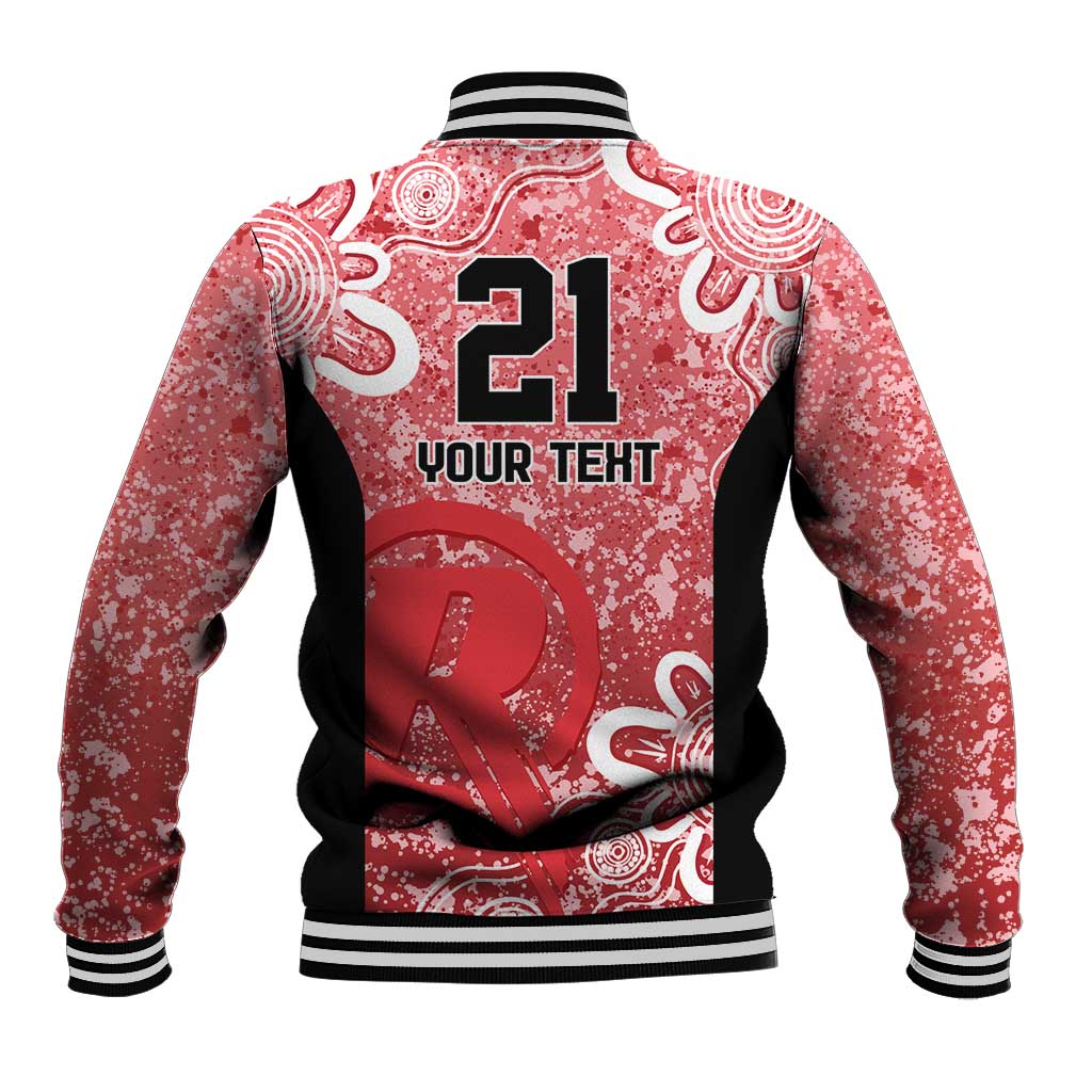 Australian Renegades Cricket Custom Baseball Jacket Minimalism Aboriginal