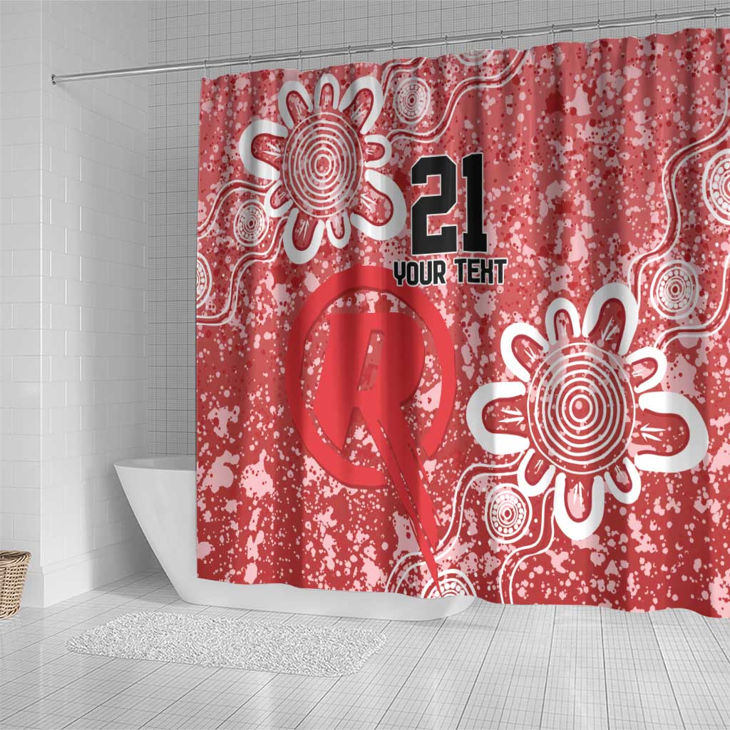 Australian Renegades Cricket Custom Shower Curtain Minimalism Aboriginal