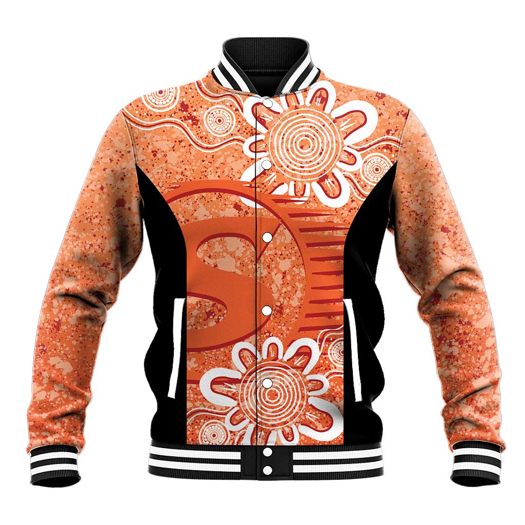 Australian Scorchers Cricket Custom Baseball Jacket Minimalism Aboriginal