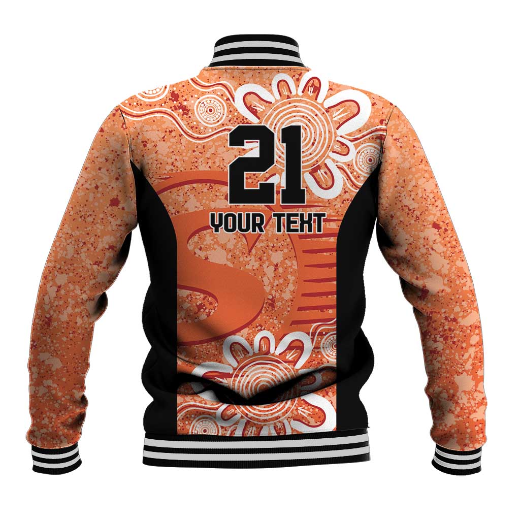 Australian Scorchers Cricket Custom Baseball Jacket Minimalism Aboriginal