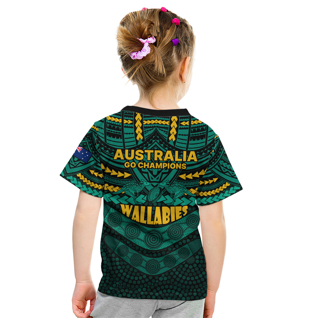 wallabies-rugby-kid-t-shirt-polynesian-and-aboriginal-special-green-version