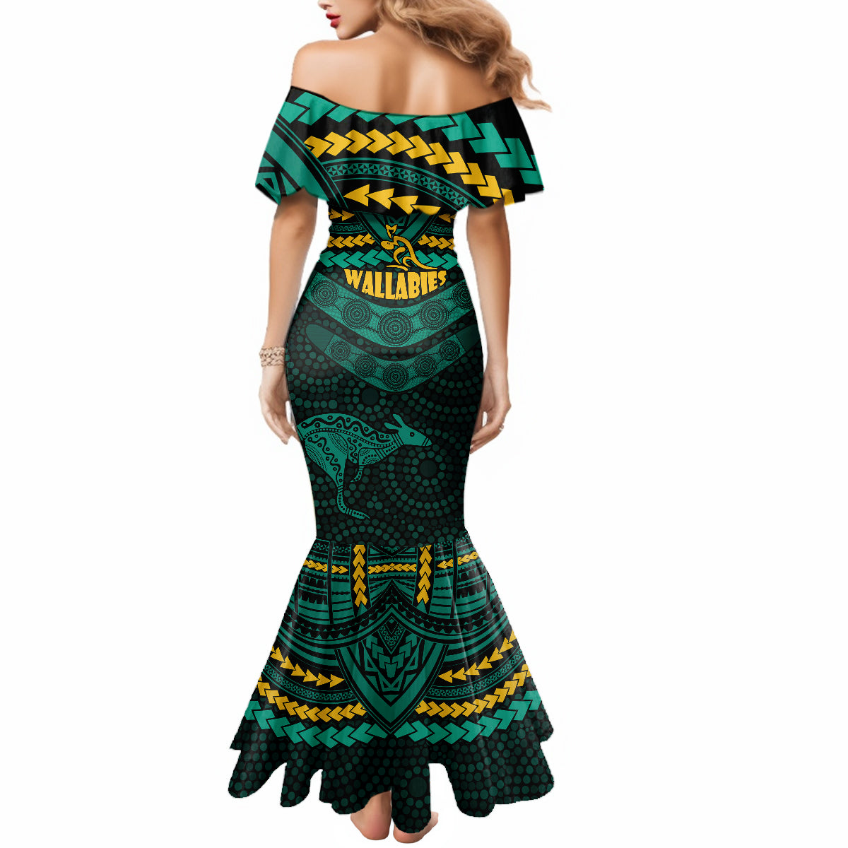 wallabies-rugby-mermaid-dress-polynesian-and-aboriginal-special-green-version