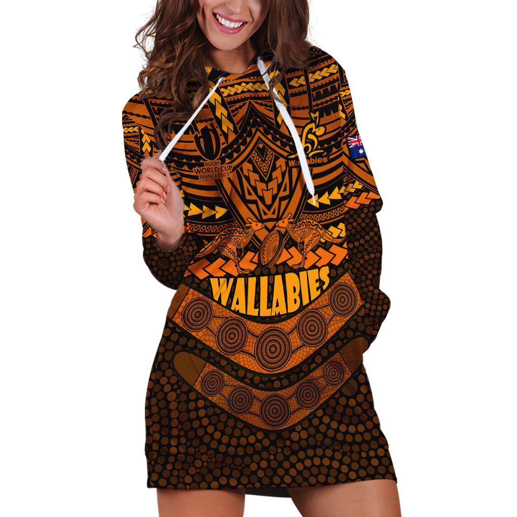 wallabies-rugby-hoodie-dress-polynesian-and-aboriginal-special-orange-version