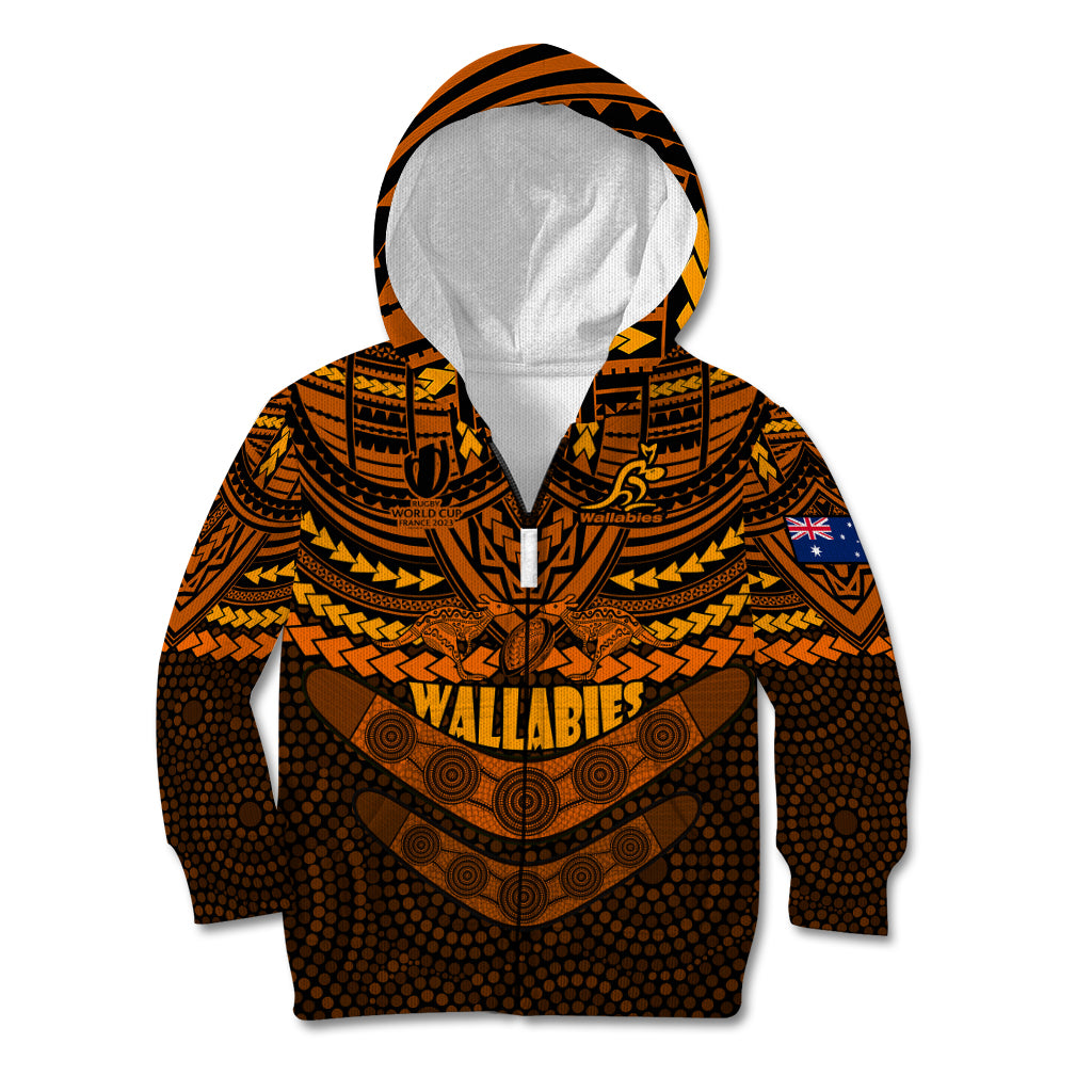 wallabies-rugby-kid-hoodie-polynesian-and-aboriginal-special-orange-version