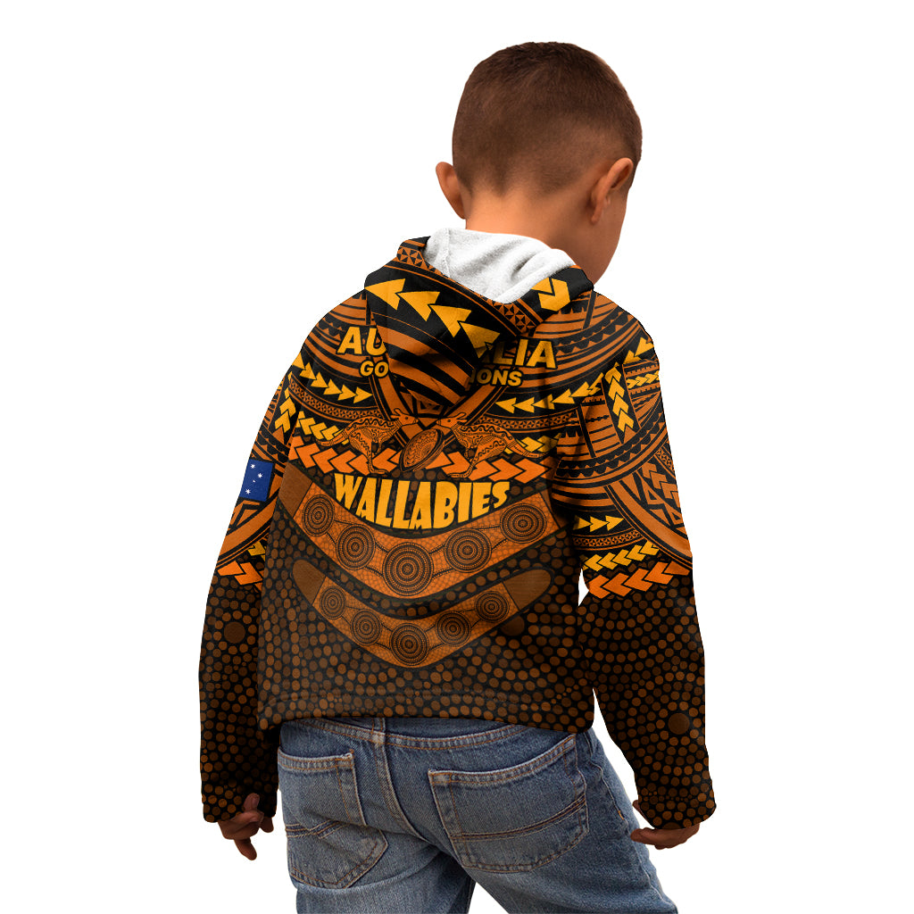 wallabies-rugby-kid-hoodie-polynesian-and-aboriginal-special-orange-version